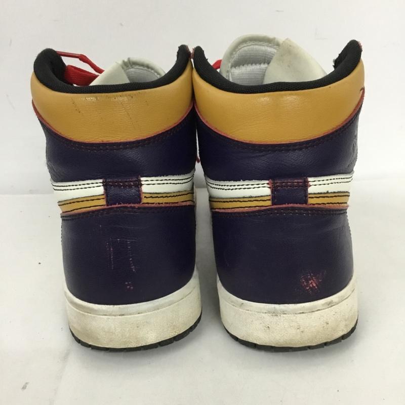 ナイキ NIKE スニーカー スニーカー CD6578-507 AIR JORDAN 1 RETRO HIGH OG DEFIANT 26.5cm 箱有 26.5cm ロゴ、文字 紫 / パープル / X 白 / ホワイト / X キャメル / キャメル /  メンズ USED 古着 中古 10128967
