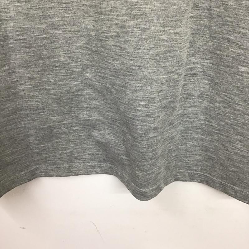 ザノースフェイス THE NORTH FACE Tシャツ 半袖 nt81702z Tシャツ 半袖カットソー プリントTシャツ L ロゴ、文字 灰 / グレー /  メンズ USED 古着 中古 10128639