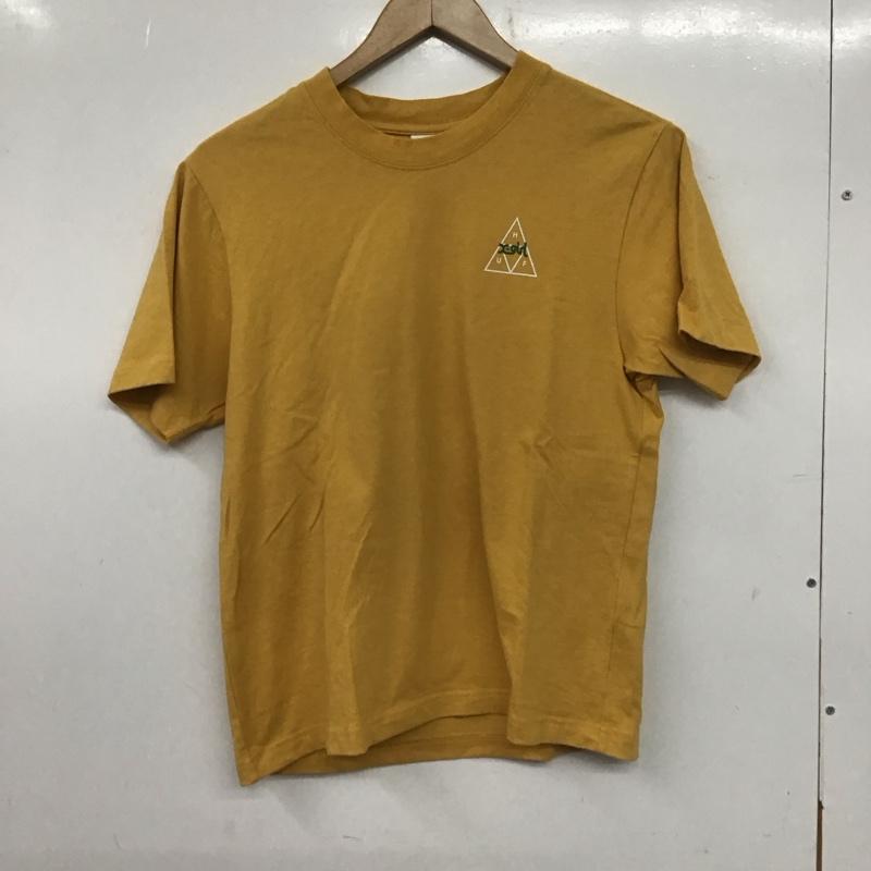 エックスガール X-girl Tシャツ 半袖 HUF S プリント 黄 / イエロー /  レディース USED 古着 中古 10139988