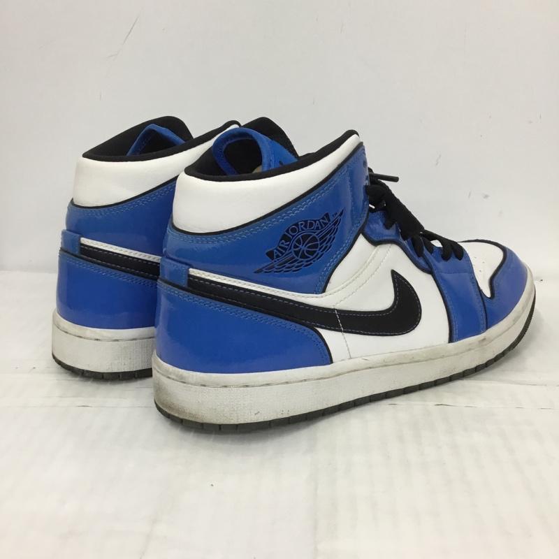 ナイキ NIKE スニーカー スニーカー DD6834-402 AIR JORDAN 1 MID SE 27cm 箱有 27.0cm ロゴ、文字 白 / ホワイト / X 青 / ブルー / X 黒 / ブラック /  メンズ USED 古着 中古 10123980