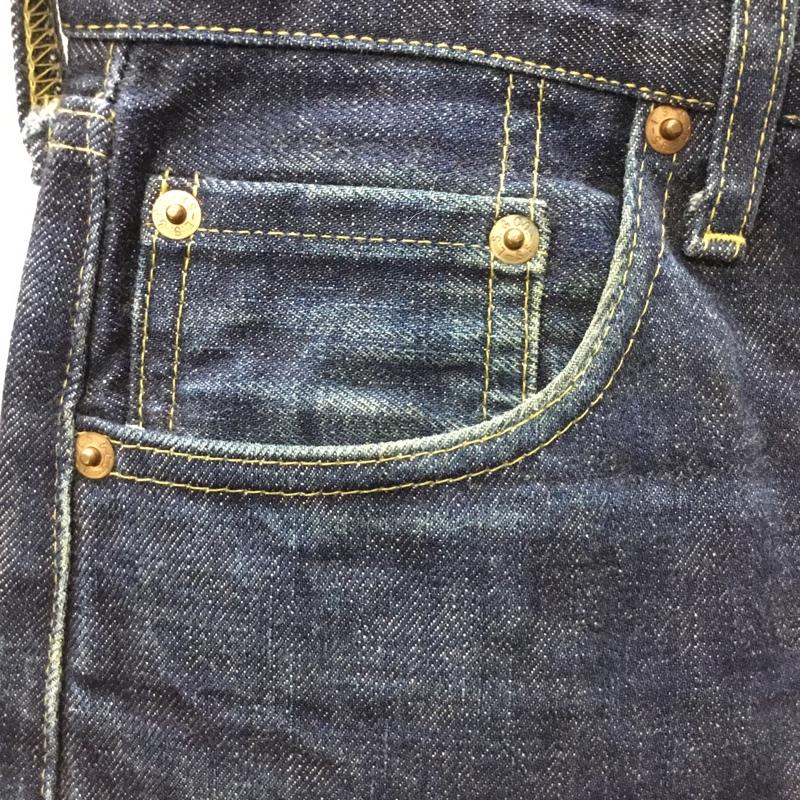 リーバイストラウスアンドコー Levi Strauss & co. パンツ デニム、ジーンズ デニムパンツ ストレートパンツ ワイドパンツ カジュアルパンツ 30インチ 無地 インディゴ / インディゴ /  メンズ USED 古着 中古 10115624