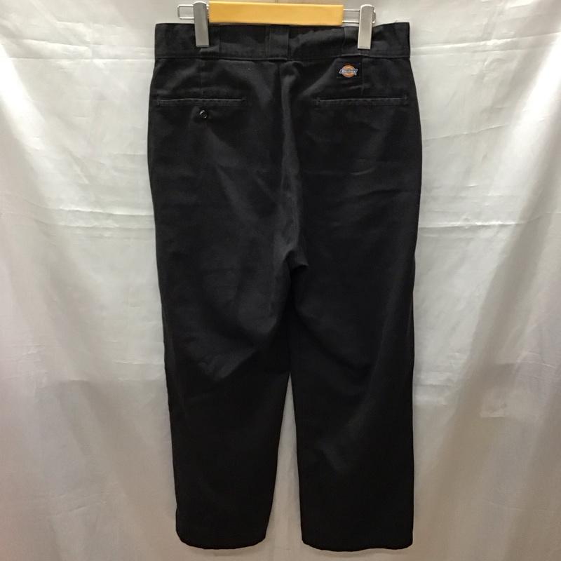 ディッキーズ Dickies パンツ ワークパンツ、ペインターパンツ ワークパンツ ワイドパンツ カジュアルパンツ 32インチ 無地 黒 / ブラック /  メンズ USED 古着 中古 10117509