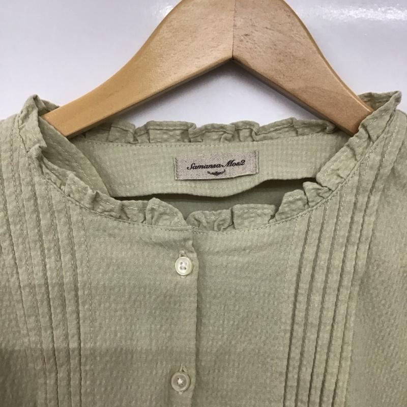 サマンサモスモス Samansa Mos2 シャツ、ブラウス 長袖 clc-1710836 長袖シャツ ノーカラーシャツ ピンタックブラウス FREE 無地 マルチカラー / マルチカラー /  レディース USED 古着 中古 10143801