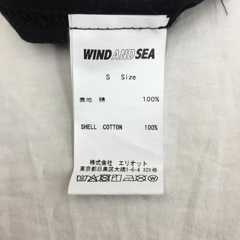 ウィンダンシー WIND AND SEA Tシャツ 半袖 XXX-WDS-02　GX-S20－WSST-02　WIND AND SEA × GOD SELECTION XXX S ロゴ、文字 黒 / ブラック /  メンズ USED 古着 中古 10127863