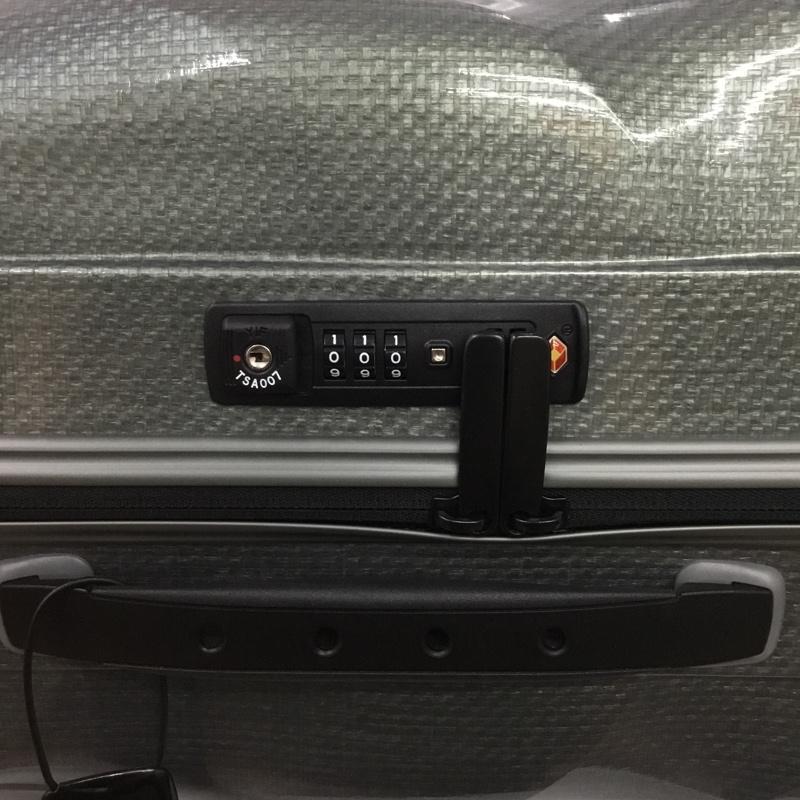 サムソナイト Samsonite スーツケース、トランク スーツケース、トランク V2214106 Cosmolite 68L SPINNER69 ロゴ、文字 カーキ / カーキ /  メンズ USED 古着 中古 10132727