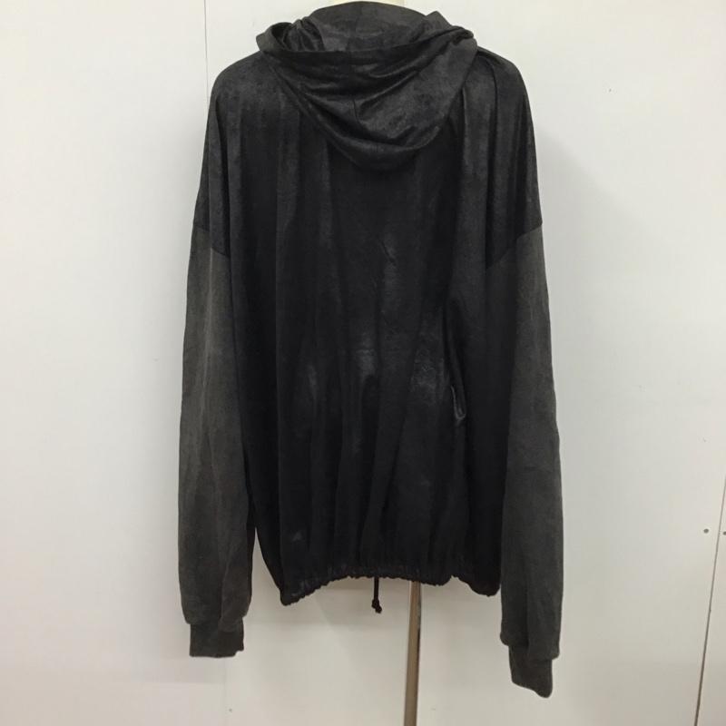 ヘイヘイ HEIHEI パーカー 長袖 無地 黒 / ブラック /  メンズ USED 古着 中古 10123568