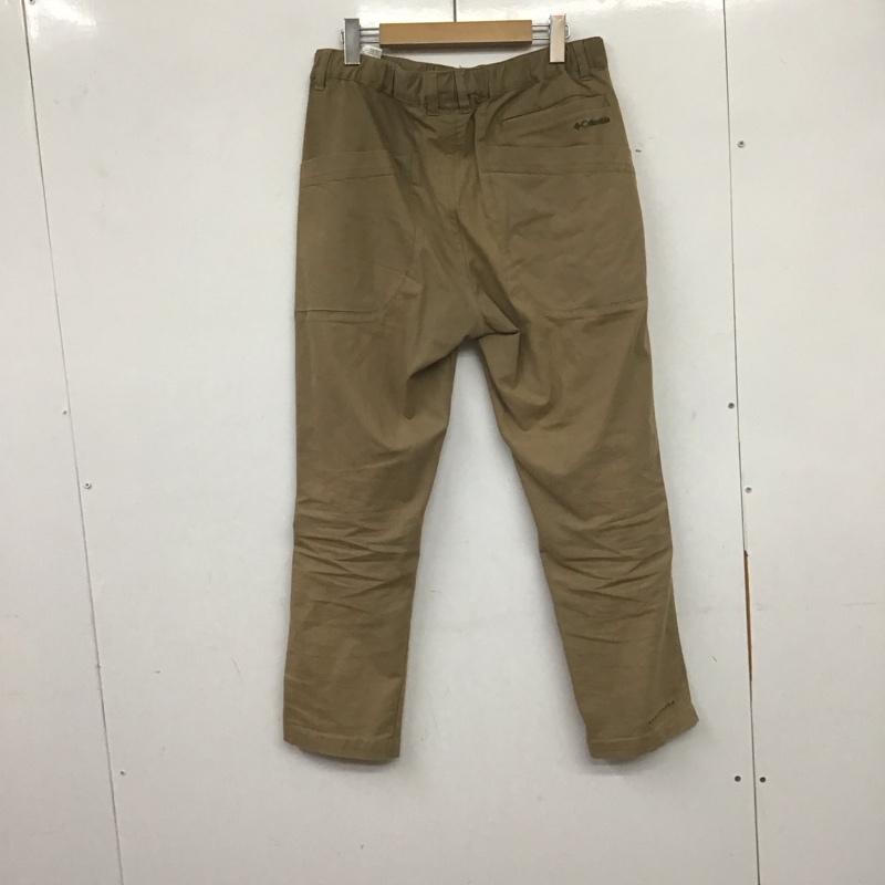 コロンビア Columbia パンツ ワークパンツ、ペインターパンツ 125 pm0475 マウンテンズアーコーリングウォームパンツ M ロゴ、文字 ベージュ / ベージュ /  メンズ USED 古着 中古 10139842