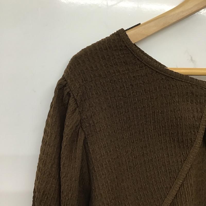 アルシーヴ archives カーディガン 長袖 M 無地 茶 / ブラウン /  レディース USED 古着 中古 10138162