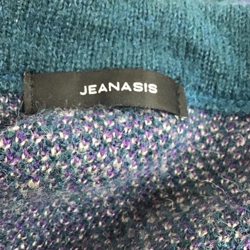 ジーナシス JEANASIS カーディガン 長袖 長袖カーディガン ジーナシス 7GミストキモウVカーディガン ニットカーディガン FREE 総柄 マルチカラー / マルチカラー /  レディース USED 古着 中古 10117403