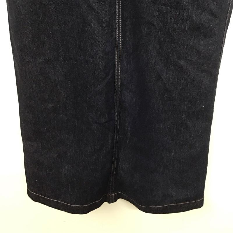 ミラオーウェン Mila Owen ワンピース ロングスカート デニムワンピース ジャンパースカート オールインワン 0 無地 インディゴ / インディゴ /  レディース USED 古着 中古 10142062