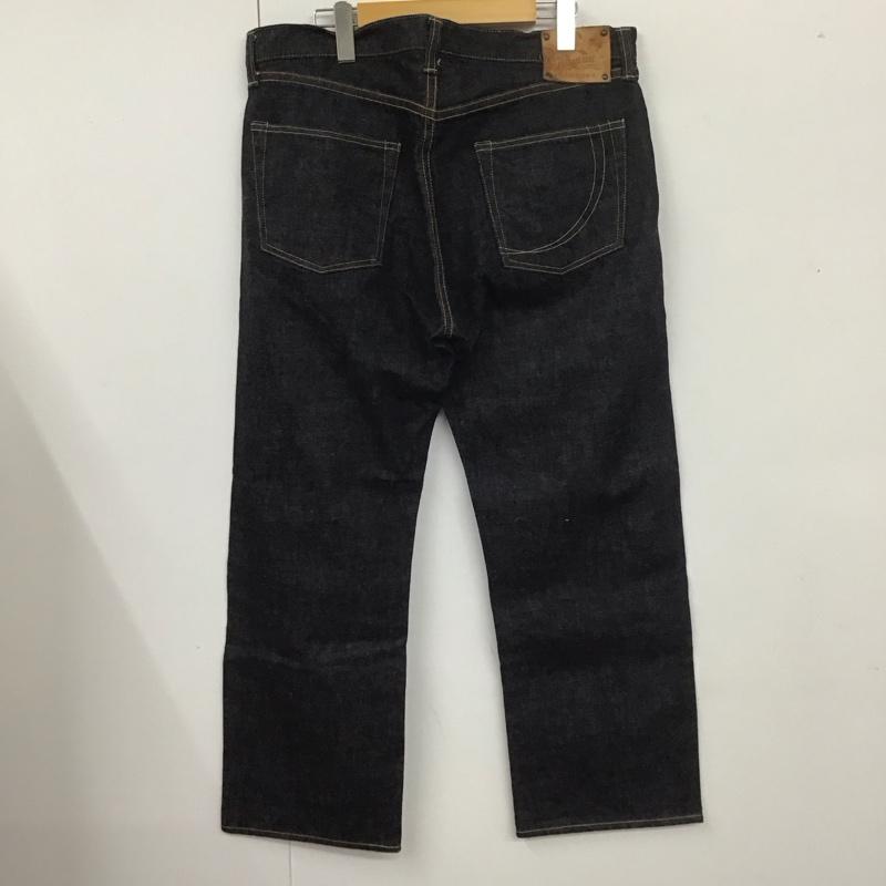 桃太郎ジーンズ MOMOTARO JEANS パンツ デニム、ジーンズ デニムパンツ ワーカージーンズ カジュアルパンツ ワイドパンツ 34インチ 無地 インディゴ / インディゴ /  メンズ USED 古着 中古 10107770
