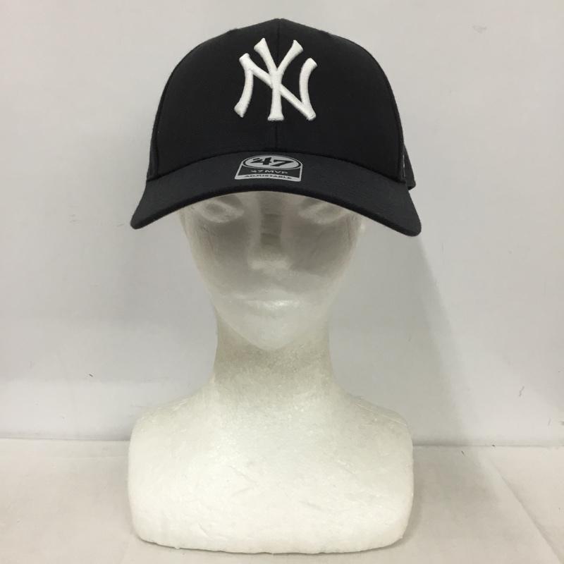 フォーティーセブンブランド 47 Brand 帽子 キャップ ニューヨーク ヤンキース NY ロゴ、文字 紺 / ネイビー /  メンズ USED 古着 中古 10150556