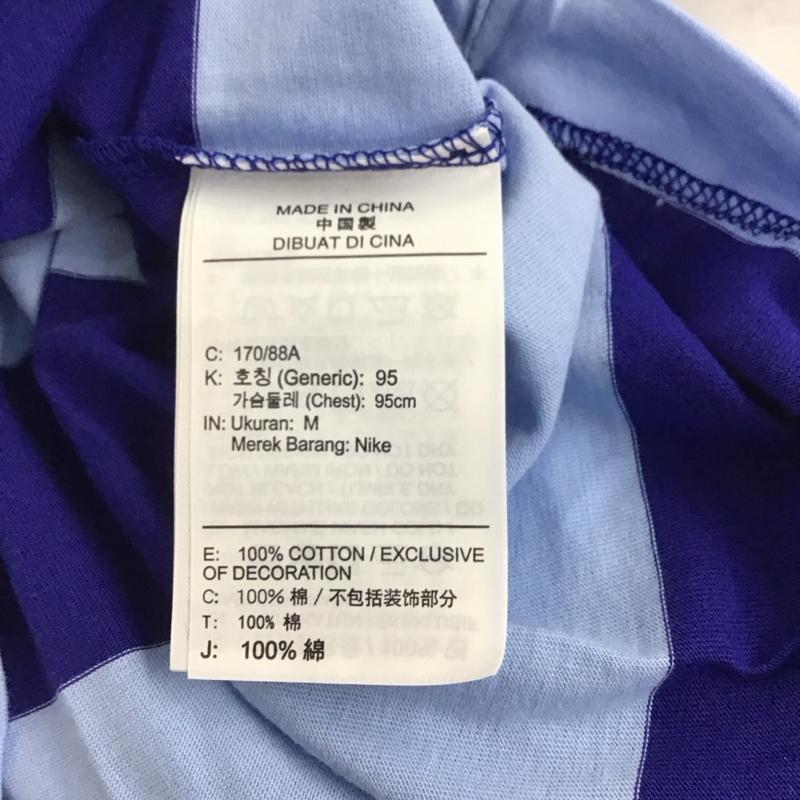 ナイキ NIKE Tシャツ 半袖 cq5197-436 半袖カットソー プリントTシャツ M ロゴ、文字 青 / ブルー / X 水色 / ライトブルー /  メンズ USED 古着 中古 10146720