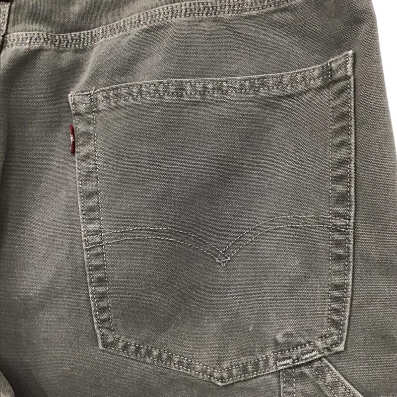 リーバイス Levi s パンツ ショートパンツ ハーフパンツ ショートパンツ デニムパンツ 36インチ 無地 カーキ / カーキ /  メンズ USED 古着 中古 10149287