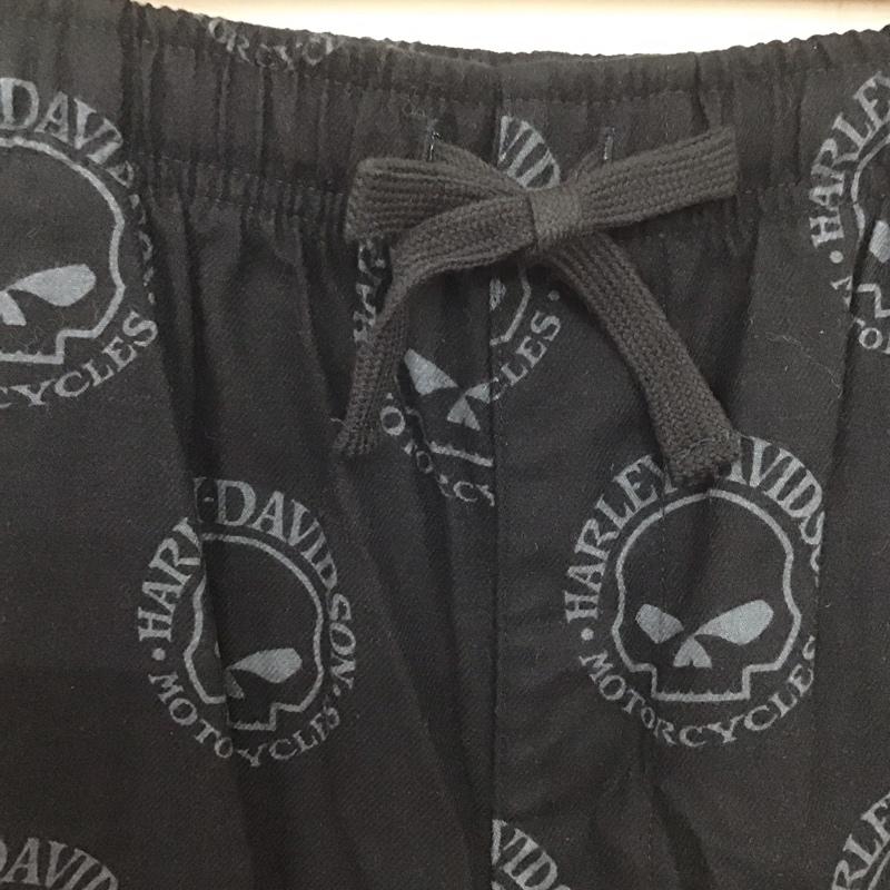 ハーレーダビッドソン Harley-Davidson パンツ ワークパンツ、ペインターパンツ ワークパンツ ワイドパンツ カジュアルパンツ M プリント 黒 / ブラック /  メンズ USED 古着 中古 10137854