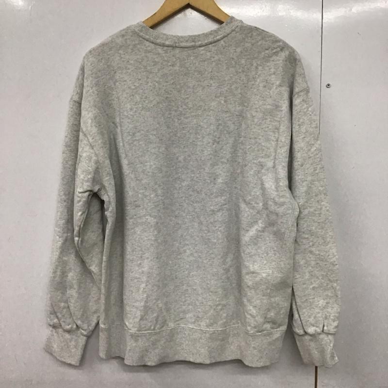ローリーズファーム LOWRYS FARM トレーナー 長袖 FREE ロゴ、文字 灰 / グレー /  レディース USED 古着 中古 10141229