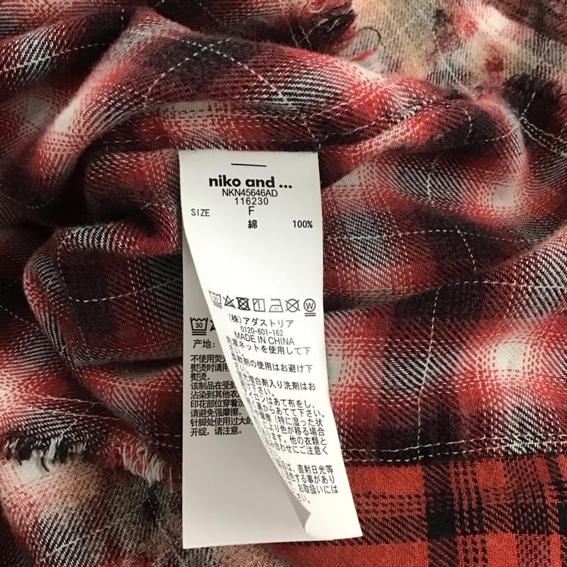 ニコアンド niko and... シャツ、ブラウス 長袖 長袖シャツ チェックシャツ カラーシャツ FREE チェック マルチカラー / マルチカラー /  レディース USED 古着 中古 10142478