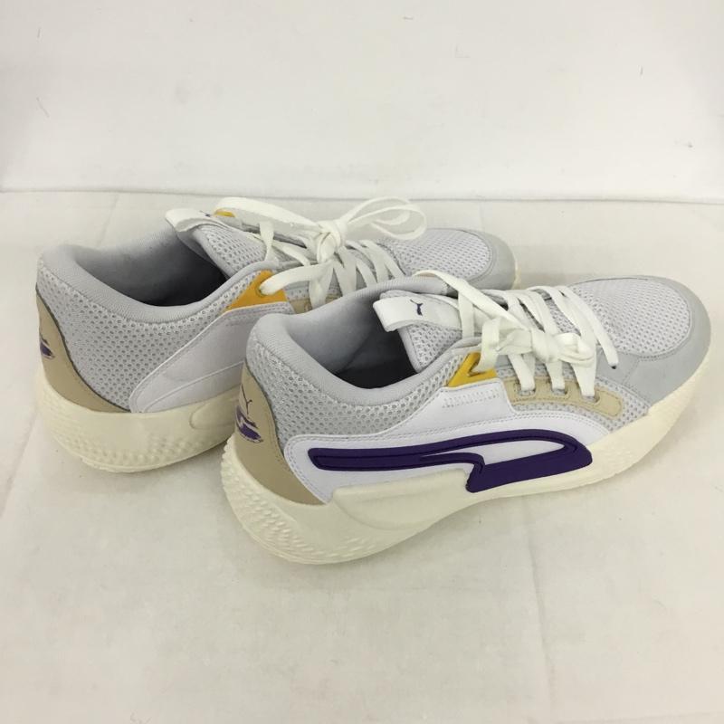 プーマ PUMA スニーカー スニーカー 378052-05 Cout Rider Chaos Slash 28cm 箱有 28.0cm ワンポイント 白 / ホワイト / X 紫 / パープル /  メンズ USED 古着 中古 10131045