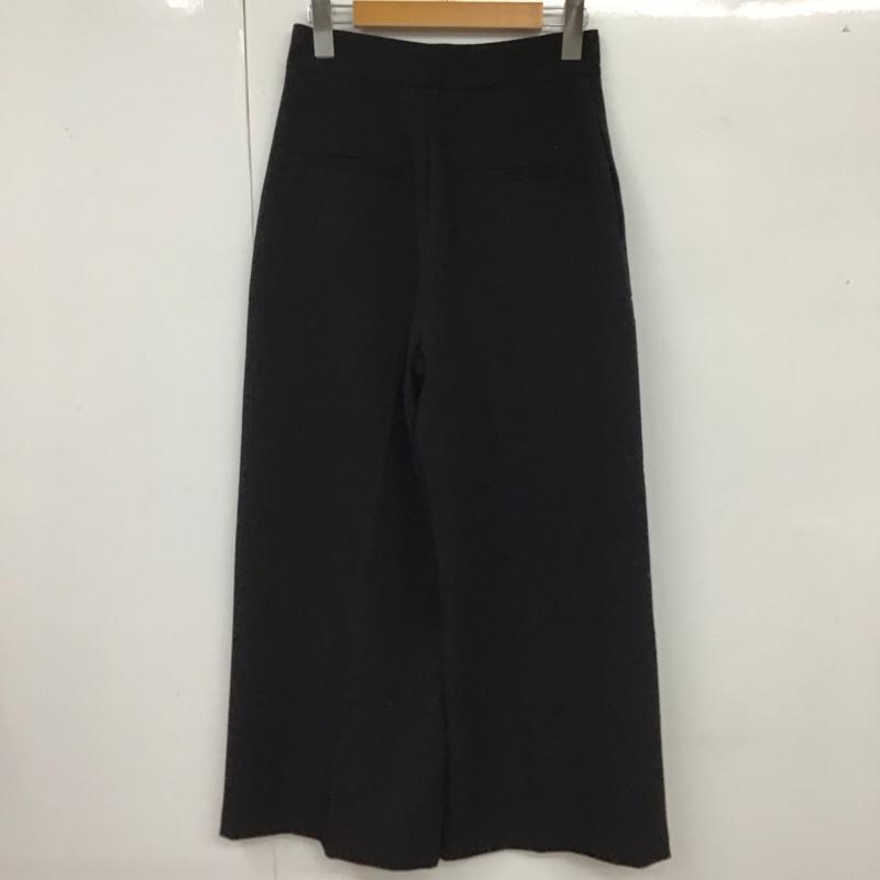 ザラ ZARA パンツ スラックス スラックスパンツ ワイドパンツ カジュアルパンツ センタータックパンツ XS 無地 黒 / ブラック /  レディース USED 古着 中古 10117413