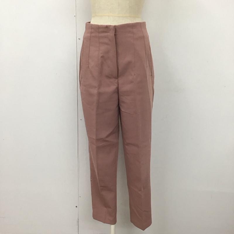 ザラ ZARA パンツ スラックス 7901 132 172 ハイウエストパンツ S 無地 桃 / ピンク /  レディース USED 古着 中古 10112621