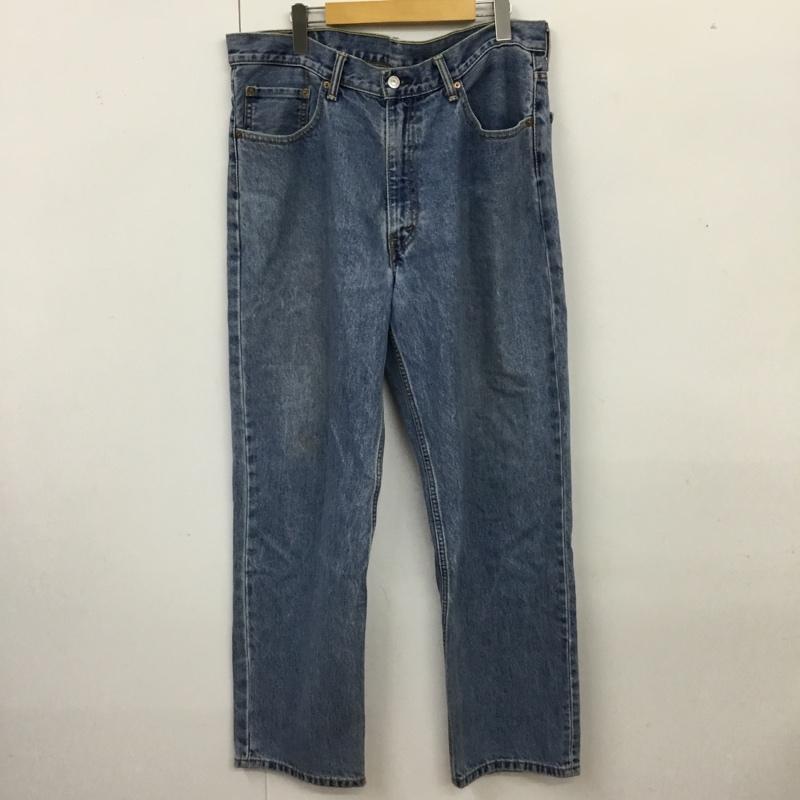 リーバイストラウスアンドコー Levi Strauss & co. パンツ デニム、ジーンズ デニムパンツ ストレートパンツ ワイドパンツ カジュアルパンツ 36 無地 インディゴ / インディゴ /  メンズ USED 古着 中古 10114048