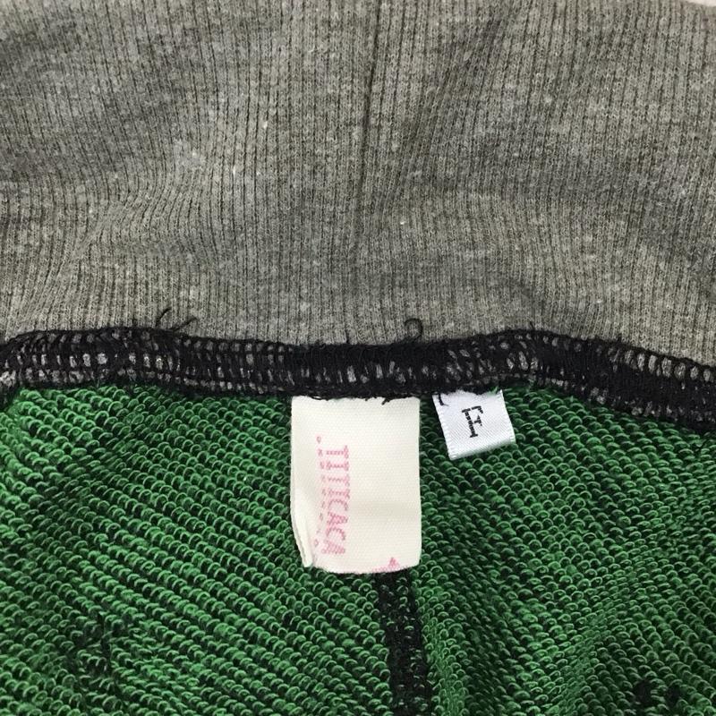 チチカカ TITICACA スカート ひざ丈スカート スウェット FREE 無地 黒 / ブラック / X カーキ / カーキ /  レディース USED 古着 中古 10114870