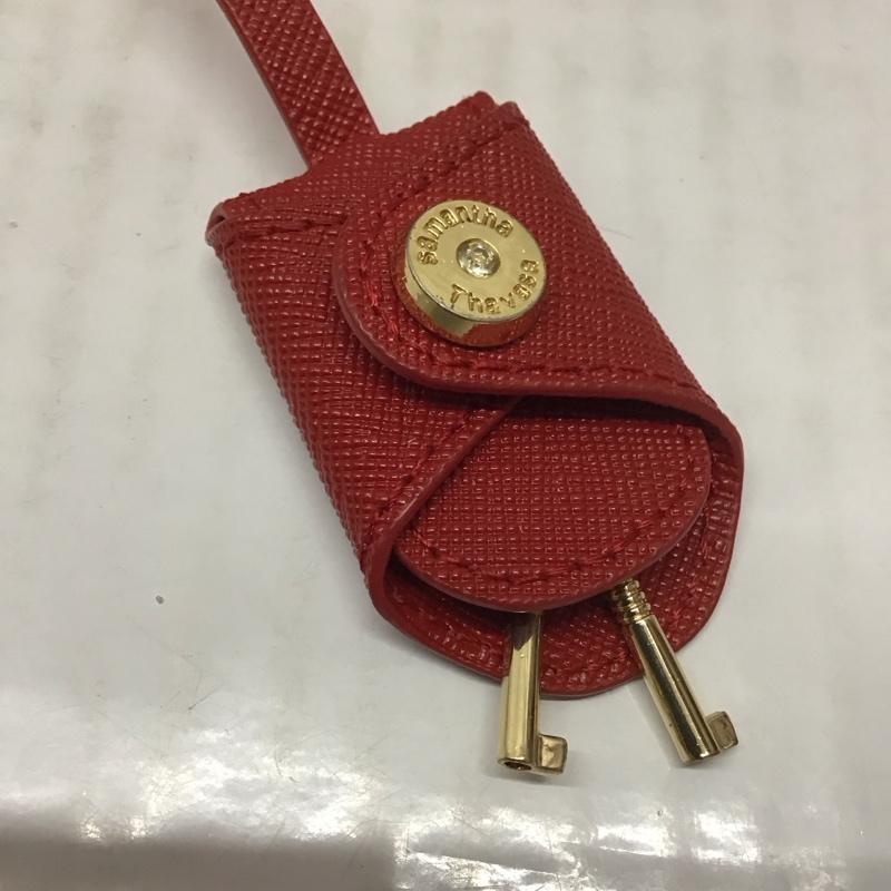 サマンサタバサ Samantha Thavasa ハンドバッグ ハンドバッグ ショルダー 2WAY 無地 赤 / レッド / X 金 / ゴールド /  レディース USED 古着 中古 10112183