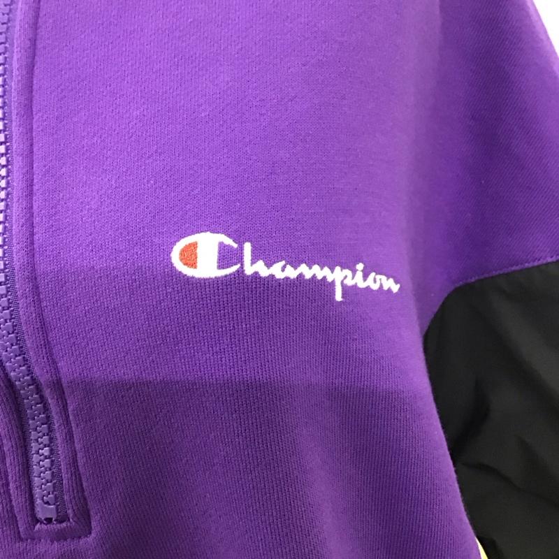 チャンピオン Champion パーカー 長袖 長袖パーカー プルオーバーパーカー プリントスウェット トレーナー L ロゴ、文字 マルチカラー / マルチカラー /  メンズ USED 古着 中古 10123789