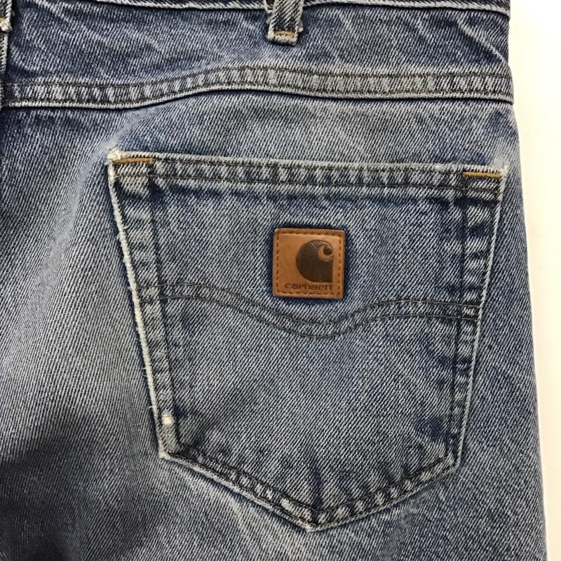 カーハート Carhartt パンツ デニム、ジーンズ 無地 水色 / ライトブルー /  メンズ USED 古着 中古 10145763