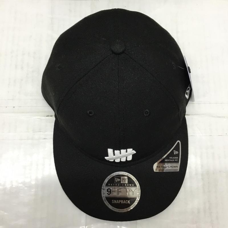 ニューエラ NEW ERA 帽子 キャップ UNDEFEATED 9FIFTY タグ付き 刺繍 黒 / ブラック /  メンズ USED 古着 中古 10119115