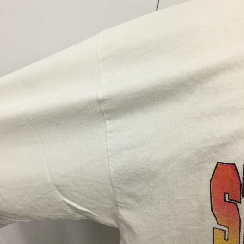 古着 USED Tシャツ 半袖 半袖カットソー プリントTシャツ クルーネックカットソー 古着 XL プリント 白 / ホワイト /  メンズ USED 古着 中古 10120813