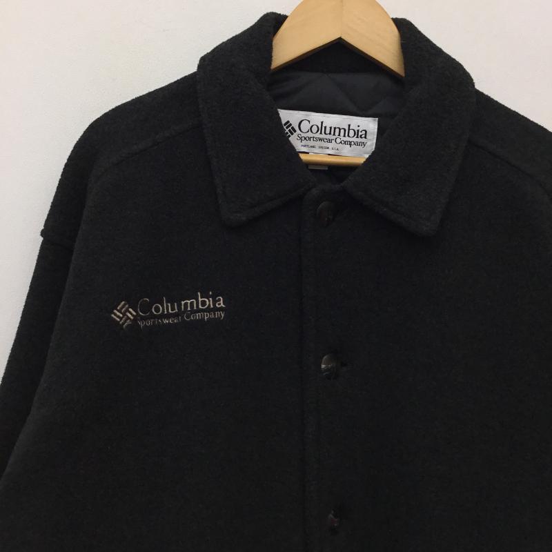 コロンビア Columbia ジャケット、上着 ジャケット、ブレザー フリースジャケット　PU6210 M ロゴ、文字 黒 / ブラック /  メンズ USED 古着 中古 10141052