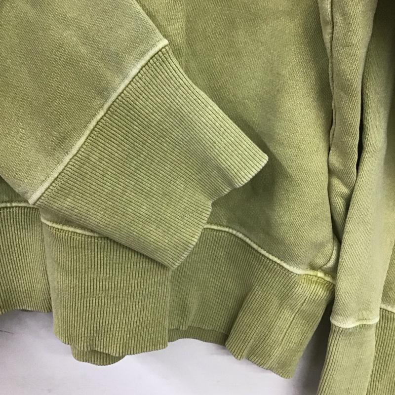 アズールバイマウジー AZUL BY MOUSSY トレーナー 長袖 S 無地 黄緑 / イエローグリーン /  レディース USED 古着 中古 10140420