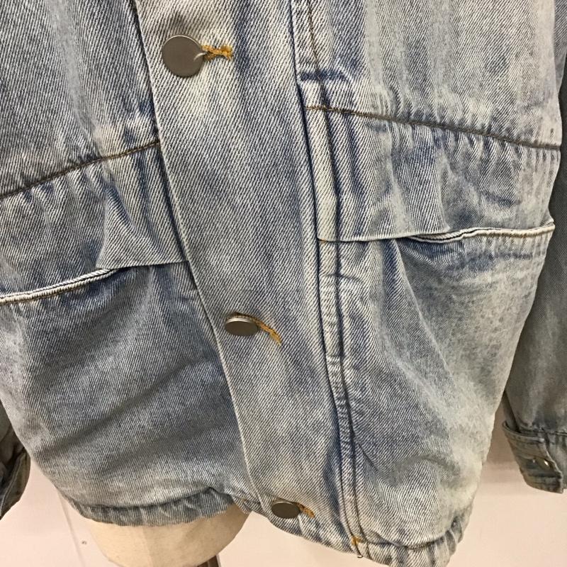 ミニマル mnml ジャケット、上着 ジャケット、ブレザー デニムジャケット パーカージャケット 長袖ジャケット ブルゾン XL 無地 インディゴ / インディゴ /  メンズ USED 古着 中古 10114700