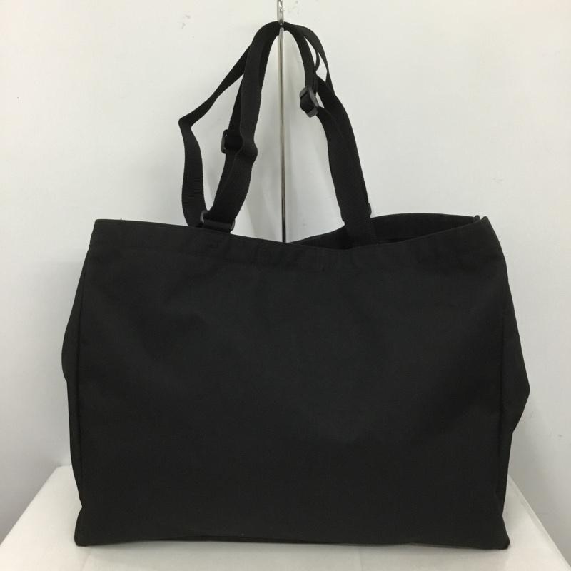 古着 USED トートバッグ トートバッグ TRANSPORTATION ビッグトート 無地 黒 / ブラック /  メンズ USED 古着 中古 10140439