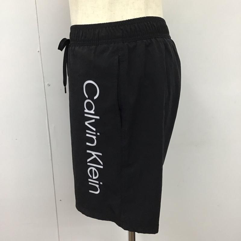 カルバン・クライン Calvin Klein パンツ ショートパンツ ショートパンツ ハーフパンツ カジュアルパンツ M ロゴ、文字 黒 / ブラック /  メンズ USED 古着 中古 10119902