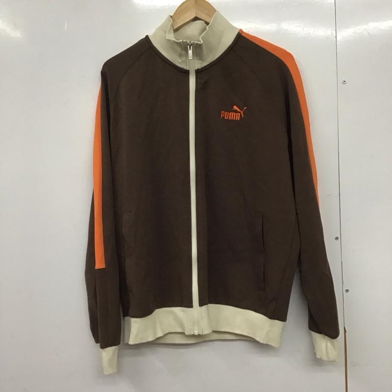 プーマ PUMA ジャケット、上着 ジャケット、ブレザー 683584 COREHERITAGEMXトラックジャケット ジャージ M ロゴ、文字 茶 / ブラウン /  メンズ USED 古着 中古 10145396