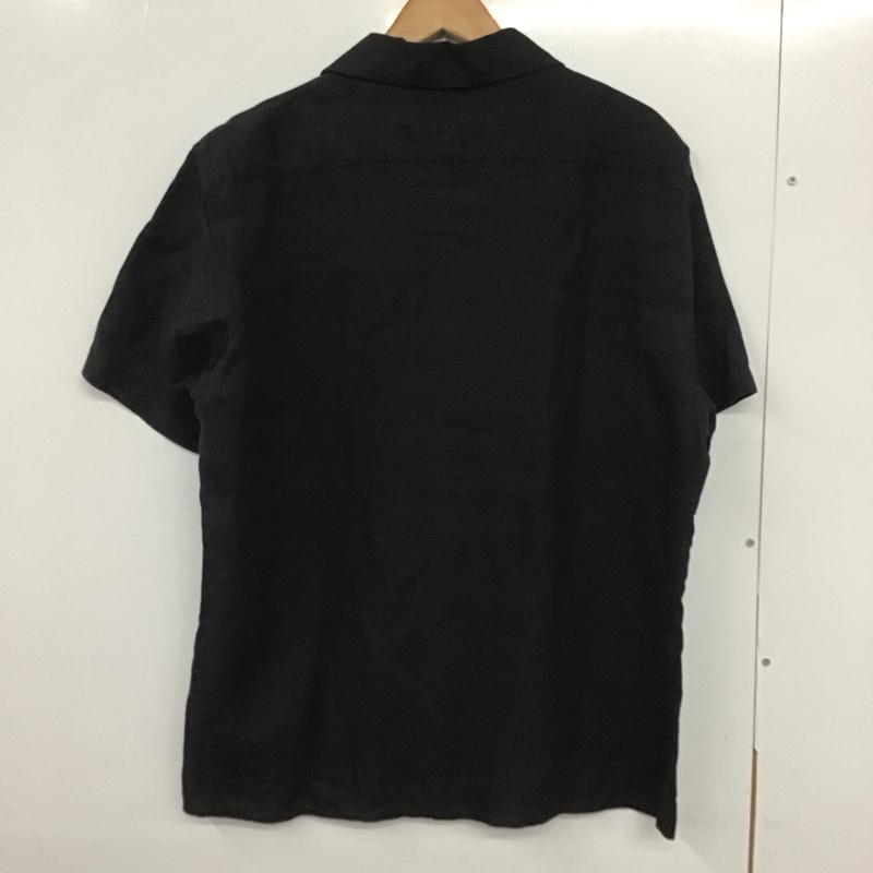 アルマーニエクスチェンジ ARMANI EXCHANGE シャツ、ブラウス 半袖 半袖シャツ 無地シャツ ポケットシャツ M 無地 黒 / ブラック /  メンズ USED 古着 中古 10132805