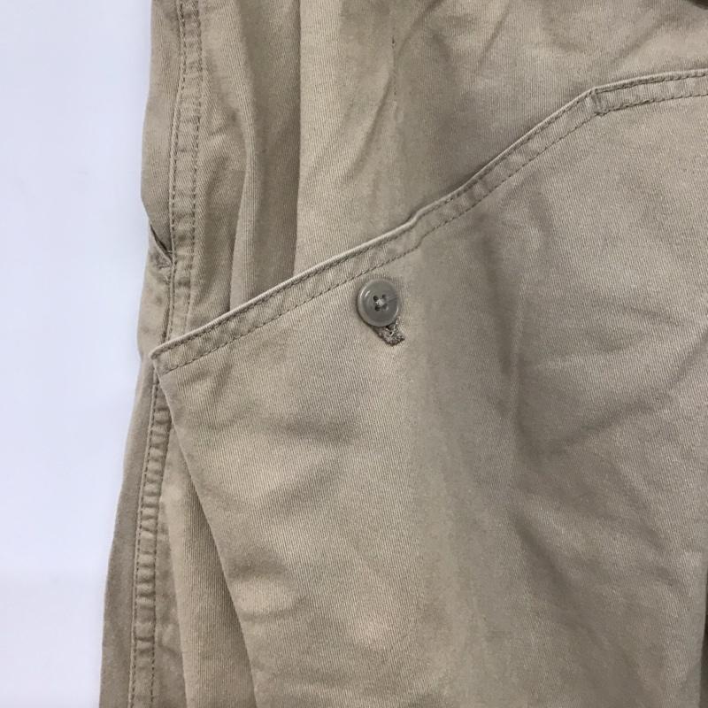 ニコアンド niko and... パンツ ワークパンツ、ペインターパンツ ワークパンツ ワイドパンツ カジュアルパンツ M 無地 ベージュ / ベージュ /  メンズ USED 古着 中古 10142606