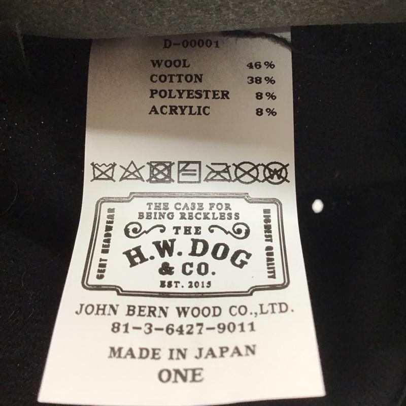 ザエイチダブリュードッグアンドコー THE H.W.DOG&CO. 帽子 キャップ D-00001 ベースボールキャップ ワンポイント 黒 / ブラック /  メンズ USED 古着 中古 10113378