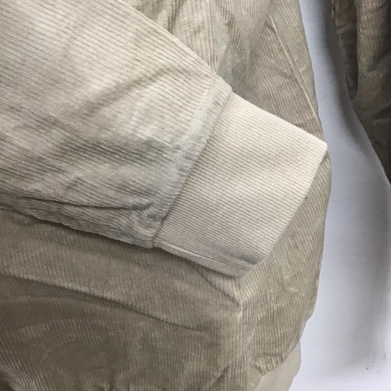 トミー ジーンズ TOMMY JEANS カットソー 長袖 長袖カットソー クルーネックカットソー ロングスリーブカットソー コーデュロイ M ロゴ、文字 ベージュ / ベージュ /  メンズ USED 古着 中古 10124326