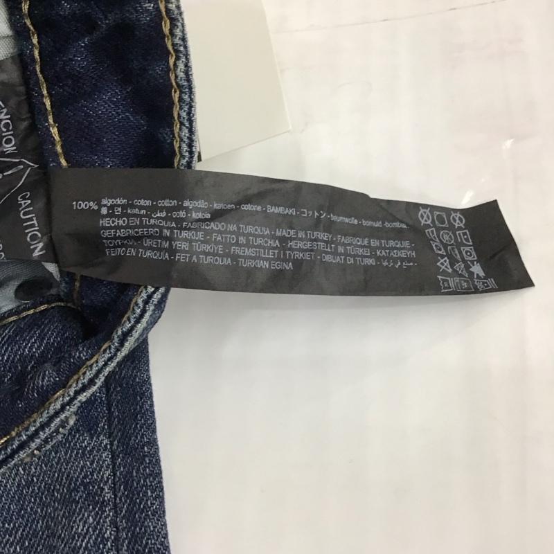 ザラ ZARA パンツ デニム、ジーンズ 9863 054 400 タグ付き ストレートパンツ 無地 青 / ブルー /  レディース USED 古着 中古 10111555