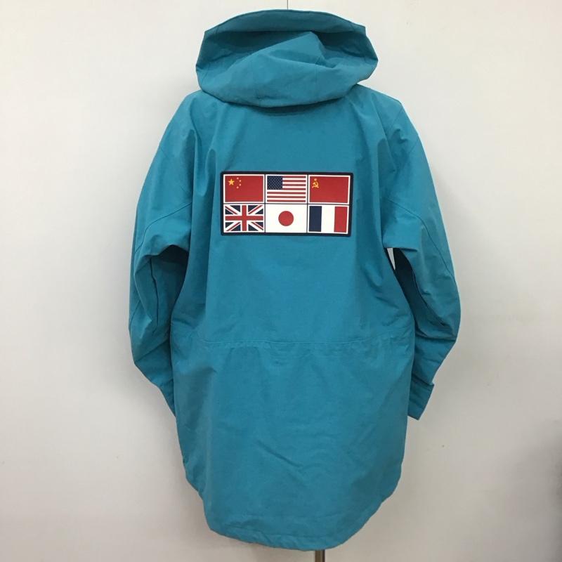 ザノースフェイス THE NORTH FACE ジャケット、上着 ジャケット、ブレザー NP62238 トランスアンタークティカパーカ GORE-TEX フード付き防水シェルジャケット M ロゴ、文字 水色 / ライトブルー /  メンズ USED 古着 中古 10121155