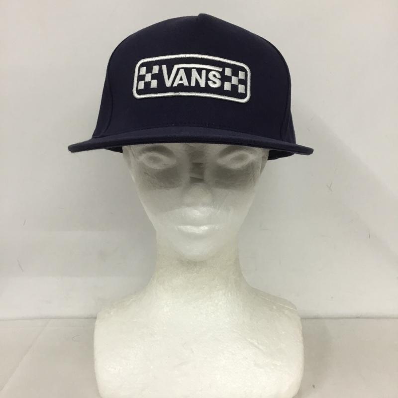 スタンダード カリフォルニア STANDARD CALIFORNIA 帽子 キャップ VANS Checker Logo Twill Cap VANS-17AW-CAP ロゴ、文字 紺 / ネイビー /  メンズ USED 古着 中古 10130417