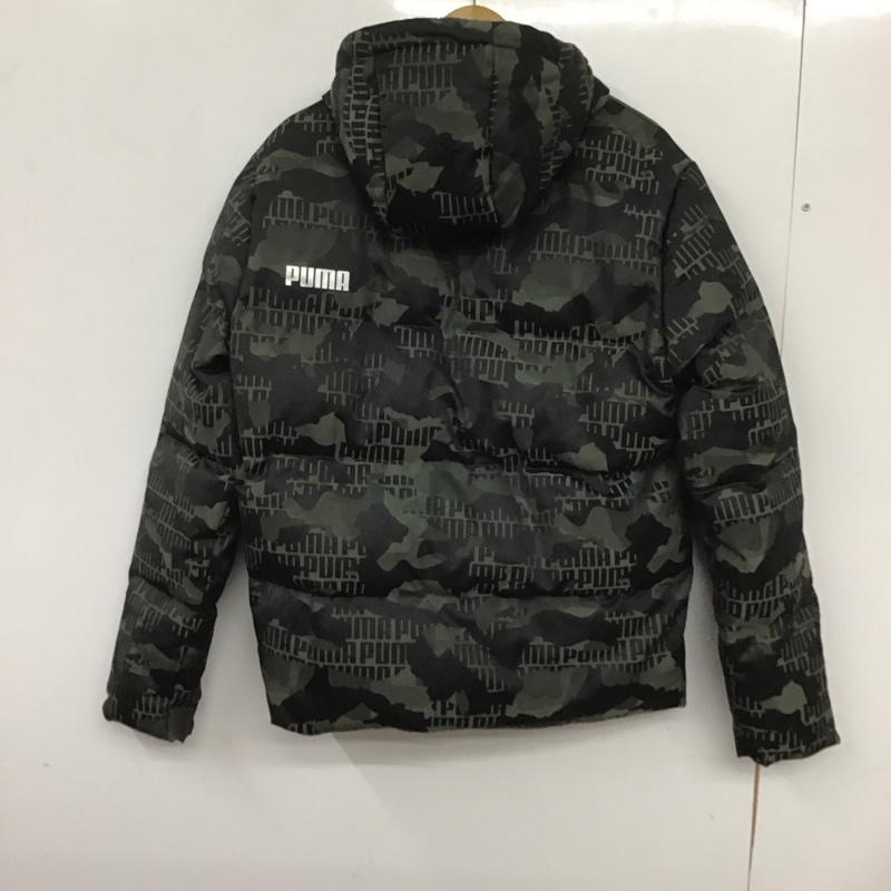 プーマ PUMA ジャケット、上着 ジャケット、ブレザー ジップアップダウンジャケット アウターフード付きジャケット M カモフラージュ柄・迷彩 マルチカラー / マルチカラー /  メンズ USED 古着 中古 10134868