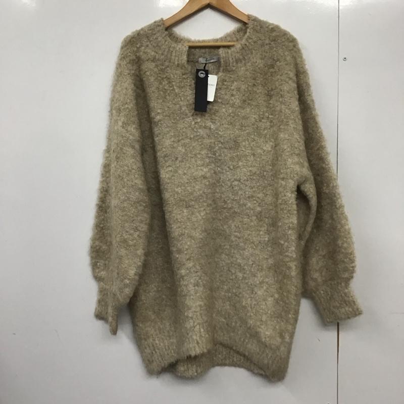 ジーナシス JEANASIS カーディガン 長袖 長袖ニットカーディガン 前ボタン ノーカラー シャギーブークレTNPO FREE 無地 マルチカラー / マルチカラー /  レディース USED 古着 中古 10145461