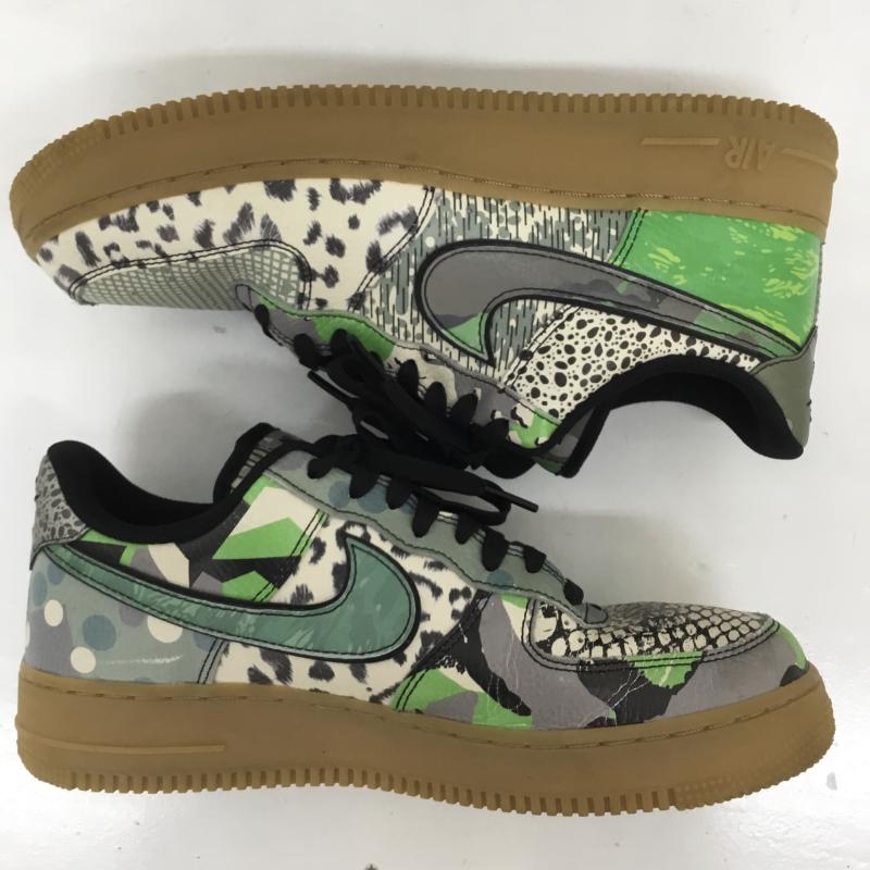 ナイキ NIKE スニーカー スニーカー AIRFORCE1 07QS CT8441002 27.0cm アニマル柄 緑 / グリーン /  メンズ USED 古着 中古 10110130