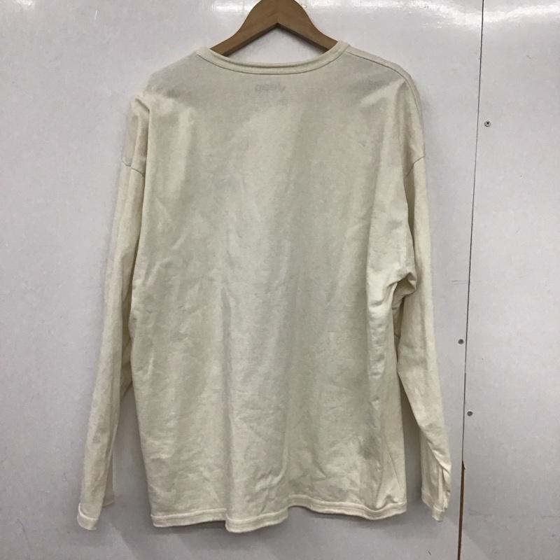 古着 USED Tシャツ 長袖 JP171135C08 ヘビーコットン ロングスリーブ Tシャツ Jeep ロンT L ロゴ、文字 アイボリー / アイボリー /  メンズ USED 古着 中古 10146337