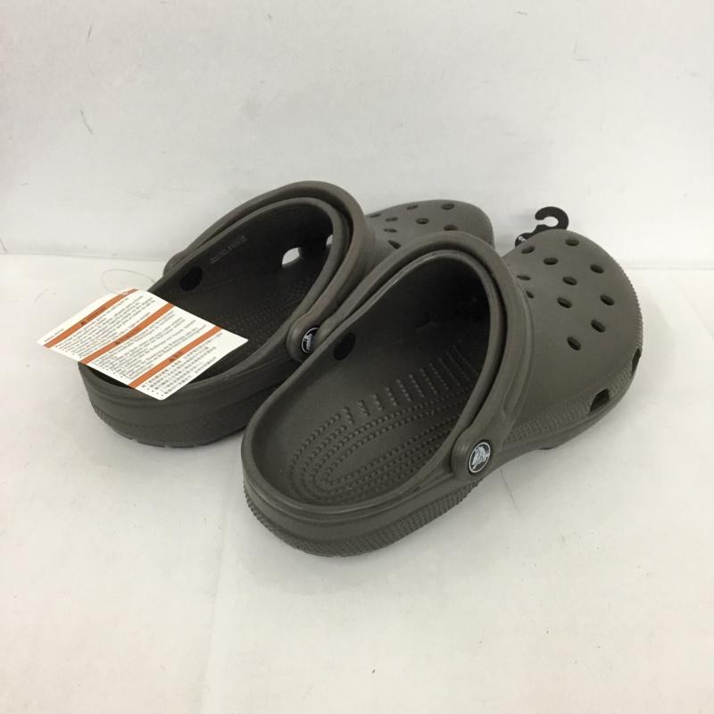 クロックス crocs サンダル サンダル クロックバンド 27cm 27.0cm 無地 茶 / ブラウン /  メンズ USED 古着 中古 10125479