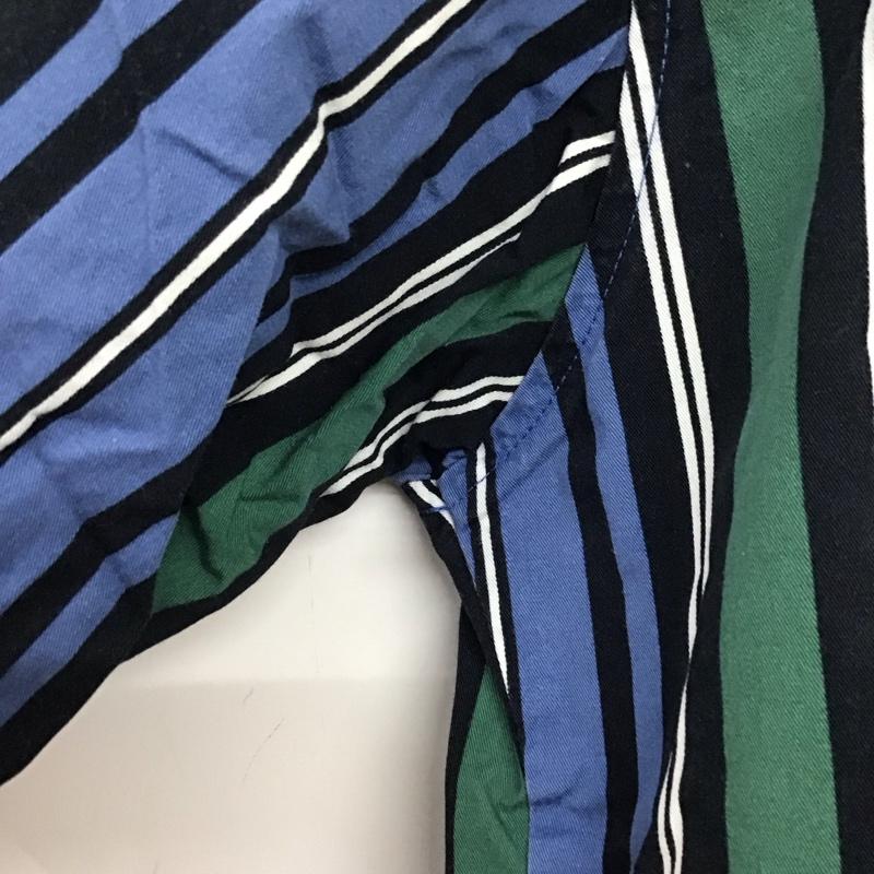 ラングラー Wrangler シャツ、ブラウス 半袖 半袖シャツ ストライプシャツ カラーシャツ ストライプ マルチカラー / マルチカラー /  メンズ USED 古着 中古 10136714